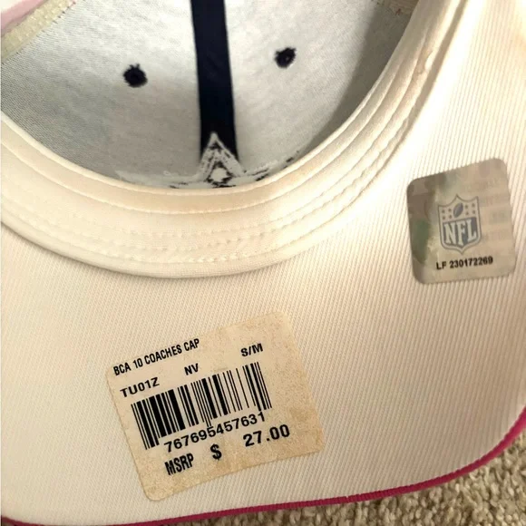 NWT Dallas Cowboys Ball Cap, Breast Cancer Awareness - Picture 7 of 7